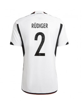Deutschland Antonio Rudiger #2 Heimtrikot WM 2022 Kurzarm